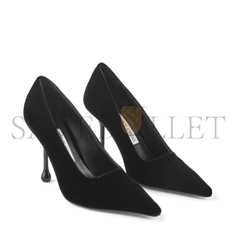 Ji*y Ch* ixia 95 black velvet pumps ixia95vel